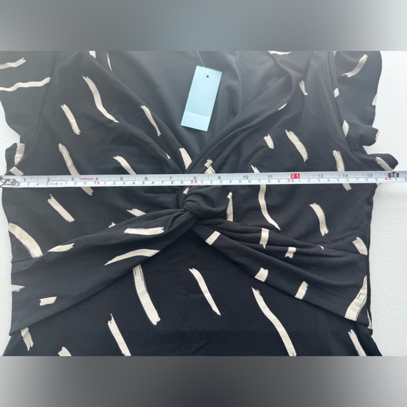 NWT Loft Short Sleeve Pattern Dress Petite Small - Picture 4 of 5